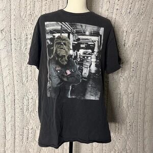 Awesome Black Chewbacca Star Wars graphic tee.